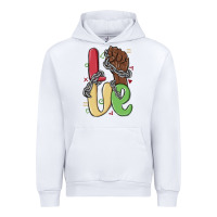 White love juneteenth Urban Hoodie - MaliasSmallBusiness