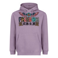 Lavender freedom john Heavyweight Hoodie - CowhideDigitalArt