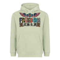 Matcha freedom john Heavyweight Hoodie - CowhideDigitalArt