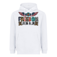 White freedom john Heavyweight Hoodie - CowhideDigitalArt