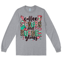 Heather Grey coffee scrubs and rubber gloves Long Sleeve Tee - RanaPortraitStore