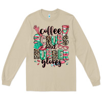 Mushroom coffee scrubs and rubber gloves Long Sleeve Tee - RanaPortraitStore