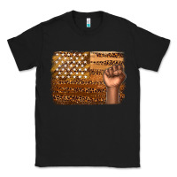 Black American melanin flag Classic Tee - texasbilliewilder