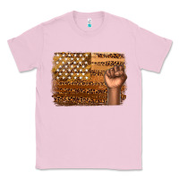 Bubblegum Pink American melanin flag Classic Tee - texasbilliewilder