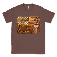 Chestnut American melanin flag Classic Tee - texasbilliewilder