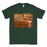 Sports Green American melanin flag Classic Tee - texasbilliewilder