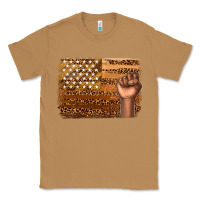 Toasted Coconut American melanin flag Classic Tee - texasbilliewilder