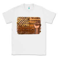 White American melanin flag Classic Tee - texasbilliewilder