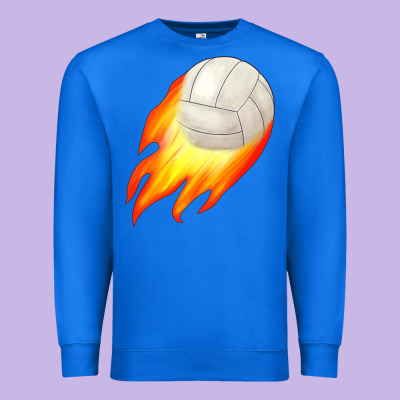 Volleyball Premium Sweatshirt Designed By Jahusdesignshop