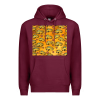 Burgundy school bus pattern tumbler 20oz Premium Hoodie - Jasminsmagicworld