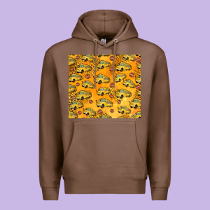 School Bus Pattern Tumbler 20oz Premium Hoodie Designed By Jasminsmagicworld