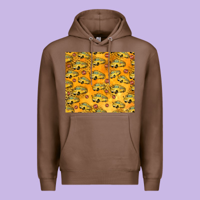 School Bus Pattern Tumbler 20oz Premium Hoodie Designed By Jasminsmagicworld