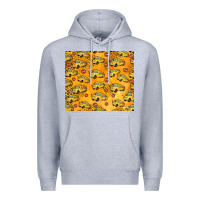 Heather Grey school bus pattern tumbler 20oz Premium Hoodie - Jasminsmagicworld