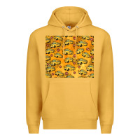 Mustard school bus pattern tumbler 20oz Premium Hoodie - Jasminsmagicworld