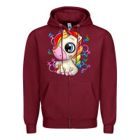 Unicorn Zipper Hoodie | Teevron