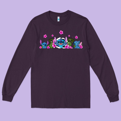 Stitches Long Sleeve Tee Designed By Adodesignshop