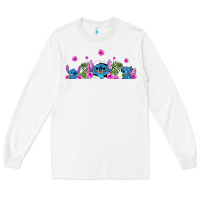 White stitches Long Sleeve Tee - AdoDesignShop