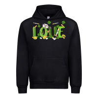 Black st patricks love nurse Urban Hoodie - MaliasSmallBusiness
