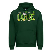 Forest Green st patricks love nurse Urban Hoodie - MaliasSmallBusiness