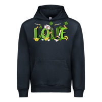 Navy st patricks love nurse Urban Hoodie - MaliasSmallBusiness