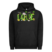 Pigment Black st patricks love nurse Urban Hoodie - MaliasSmallBusiness