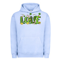Pigment Grape Ice st patricks love nurse Urban Hoodie - MaliasSmallBusiness