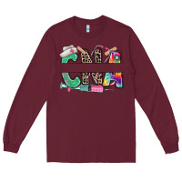 Burgundy custom name cna nurse Long Sleeve Tee - RanaPortraitStore