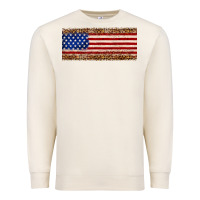Sandshell usa flag leopard Premium Sweatshirt - JahusDesignShop