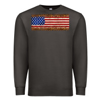 Smoke usa flag leopard Premium Sweatshirt - JahusDesignShop