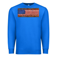 True Royal usa flag leopard Premium Sweatshirt - JahusDesignShop