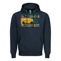 Navy may your coffee always Zipper Hoodie - texasbilliewilder