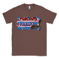 Chestnut long live freedom Classic Tee - Zillion Design Studio