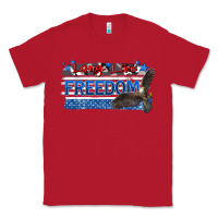 Red long live freedom Classic Tee - Zillion Design Studio
