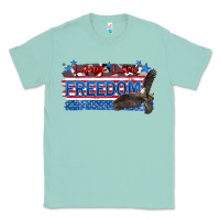 Seafoam long live freedom Classic Tee - Zillion Design Studio