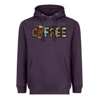 Plum i could go for some coffee Heavyweight Hoodie - CowhideDigitalArt