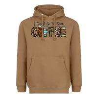 Toasted Coconut i could go for some coffee Heavyweight Hoodie - CowhideDigitalArt