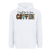 White i could go for some coffee Heavyweight Hoodie - CowhideDigitalArt