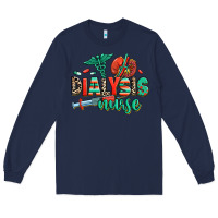 Navy dialysis nurse Long Sleeve Tee - RanaPortraitStore