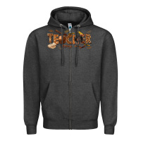 Charcoal Heather melanin teacher Zipper Hoodie - texasbilliewilder