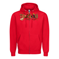 Red melanin teacher Zipper Hoodie - texasbilliewilder