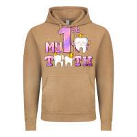 Vintage Camel my first tooth with teeth for girls Vintage Hoodie - AdoDesignShop