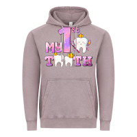 Vintage Zinc my first tooth with teeth for girls Vintage Hoodie - AdoDesignShop