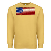 Antique Gold usa flag Premium Sweatshirt - JahusDesignShop