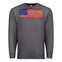 Charcoal Heather usa flag Premium Sweatshirt - JahusDesignShop