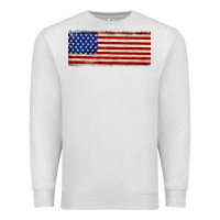 Oatmeal Heather usa flag Premium Sweatshirt - JahusDesignShop