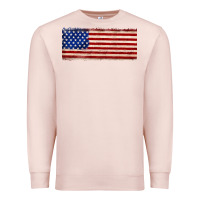 Pale Pink usa flag Premium Sweatshirt - JahusDesignShop