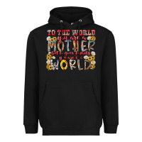 Black mother world Heavyweight Hoodie - RacoonDesign