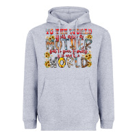 Heather Grey mother world Heavyweight Hoodie - RacoonDesign
