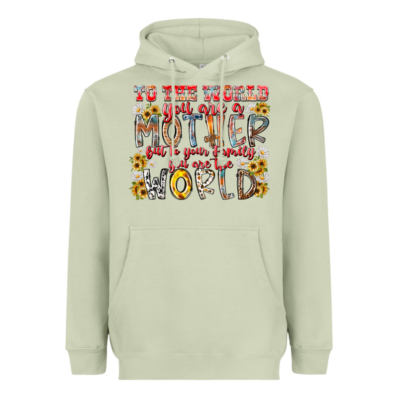 Mother World Heavyweight Hoodie by RacoonDesign | Teevron