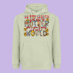 Mother World Heavyweight Hoodie Designed By Racoondesign